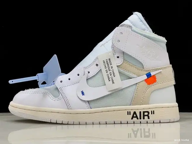 White High Air 1 Jordan Off-White AQ0818-100 Retro 0505
